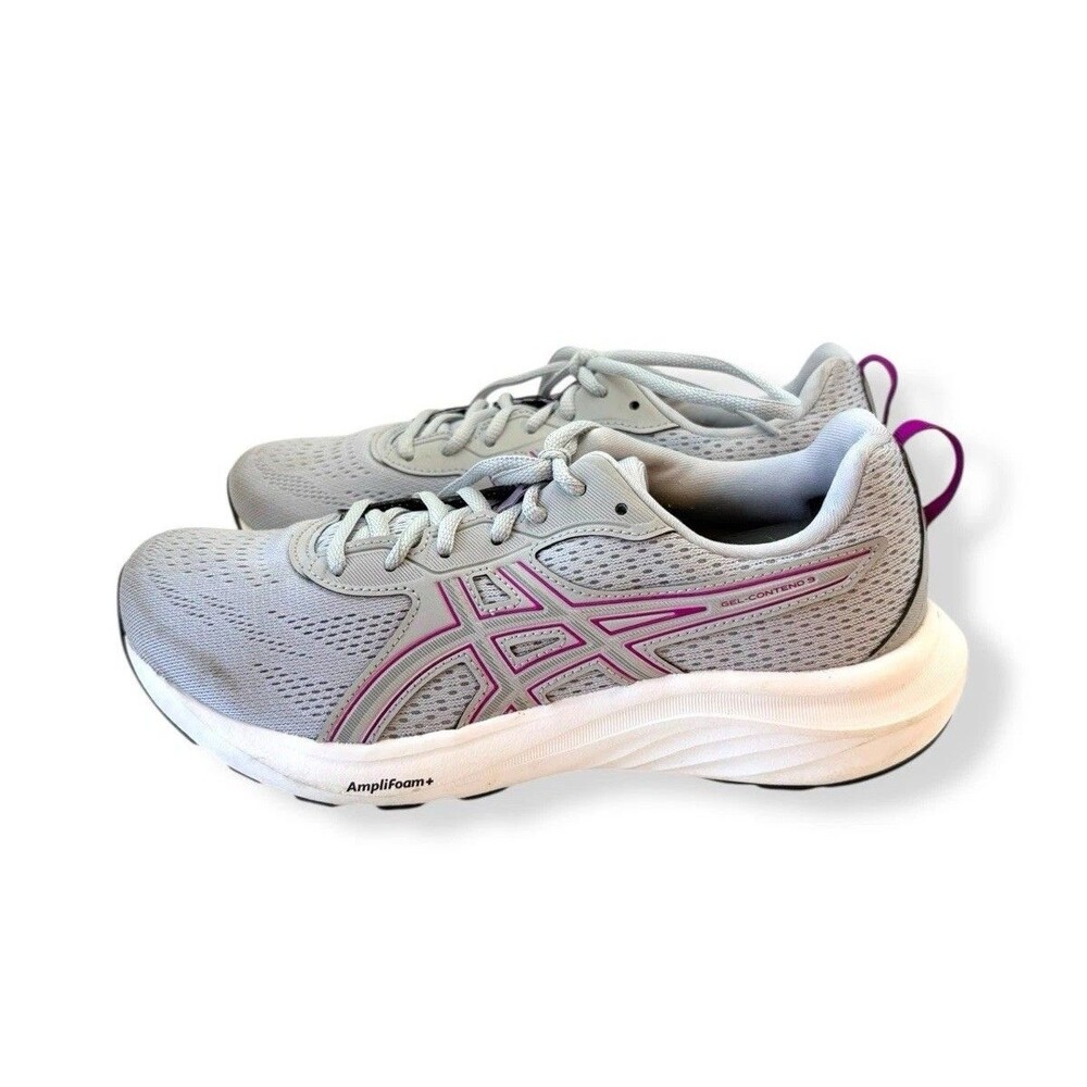 Asics Gel Contend 9 Women's 8.5 Piedmont Grey Purple Spectrum 1012B681